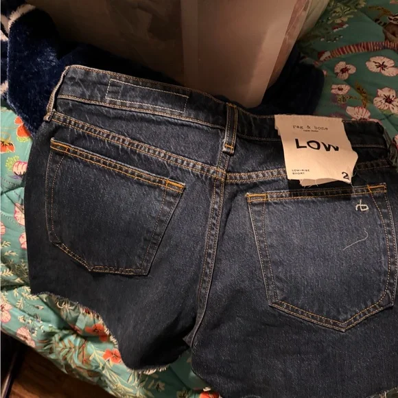 Rag & Bone Dre Low Rise Jean Shorts Size - Picture 7 of 8